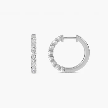 Lumina Diamond Hoop Earrings