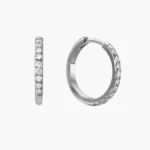 Lyra Diamond Hoop Earrings