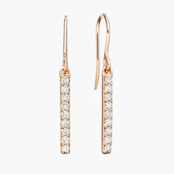 Marcellina Elegant Diamond Drop Earrings