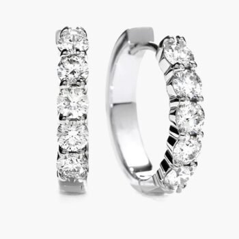 Novara Diamond Hoop Earrings