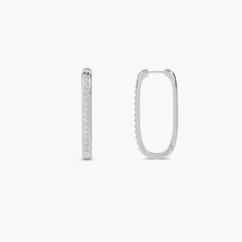 Seraphina Diamond Hoop Earrings