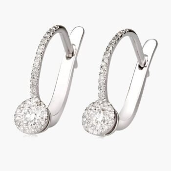 Valentina Diamond Hoop Earrings