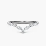 Althea Marquise & Round Diamond Wedding Band