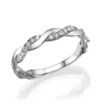 Aurelio Radiance Diamond Wedding Band 1