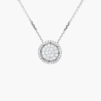 Elaris Bezel Diamond Necklace