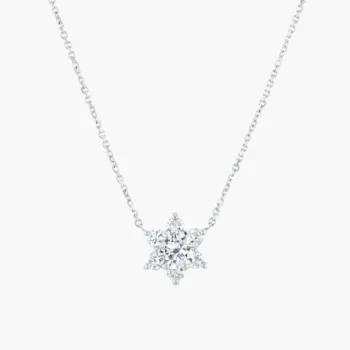 Elowen Diamond Petal Necklace