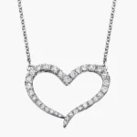 Lovelle Diamond Heart Necklace