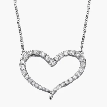 Lovelle Diamond Heart Necklace