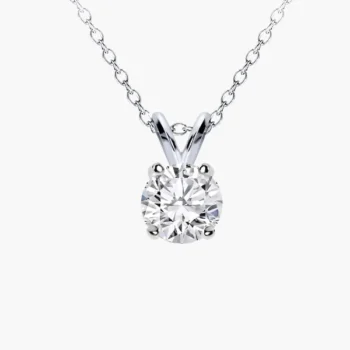 Lumora Solitaire Diamond Necklace
