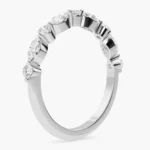 Lunaria Marquise Diamond Wedding Band 1