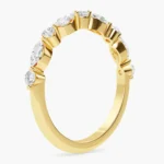 Lunaria Marquise Diamond Wedding Band 1