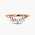 Maravelle Halo Diamond Wedding Band 4