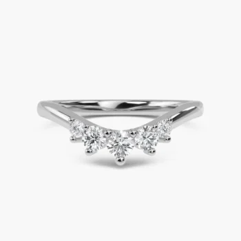 Maravelle Halo Diamond Wedding Band