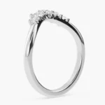 Maravelle Halo Diamond Wedding Band 4