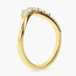 Maravelle Halo Diamond Wedding Band 4