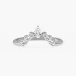 Selora Crescent Diamond Wedding Band 4