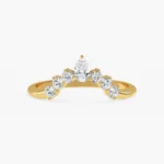 Selora Crescent Diamond Wedding Band 4