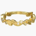 Valoria Vintage Diamond Wedding Band (1)