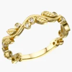 Valoria Vintage Diamond Wedding Band (1)