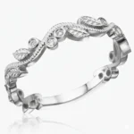 Valoria Vintage Diamond Wedding Band (1)