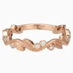 Valoria Vintage Diamond Wedding Band (1)