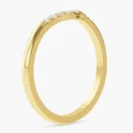 Velanthia Curved Pave Diamond Wedding Band 4